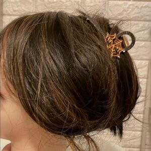 Spider Web Hair Clip